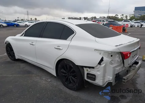 2017 Infiniti Q50 3.0T Red Sport 400 z USA, uszkodzony, nr VIN JN1FV7AP4HM850494